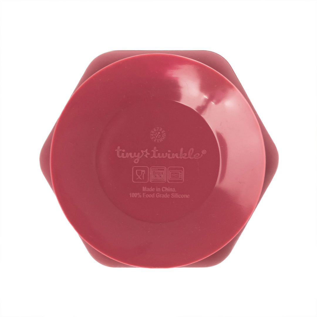 Silicone Bowl - Burgundy