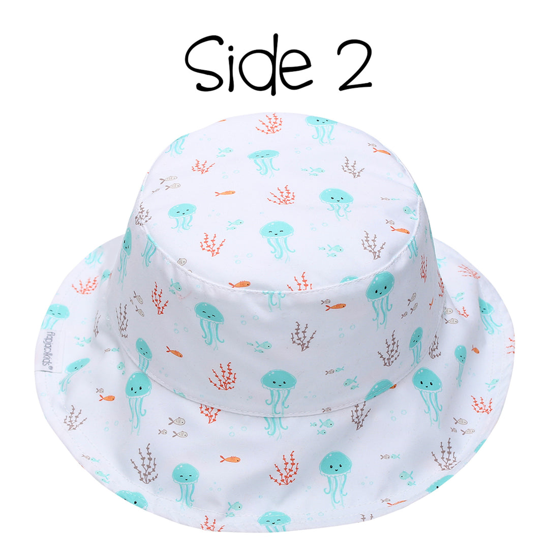 Reversible Kids UPF50+ Patterned Sun Hat