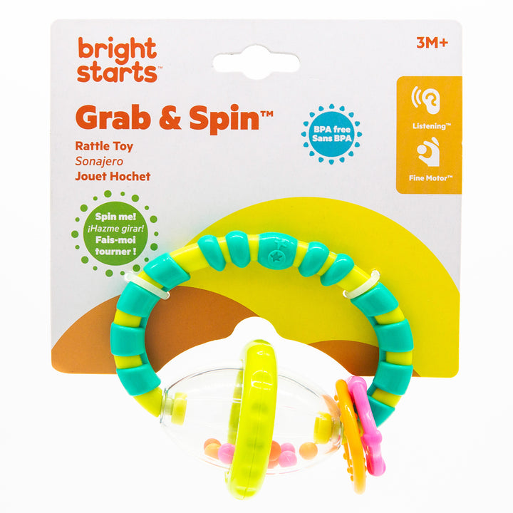 Grab & Spin Rattle Toy