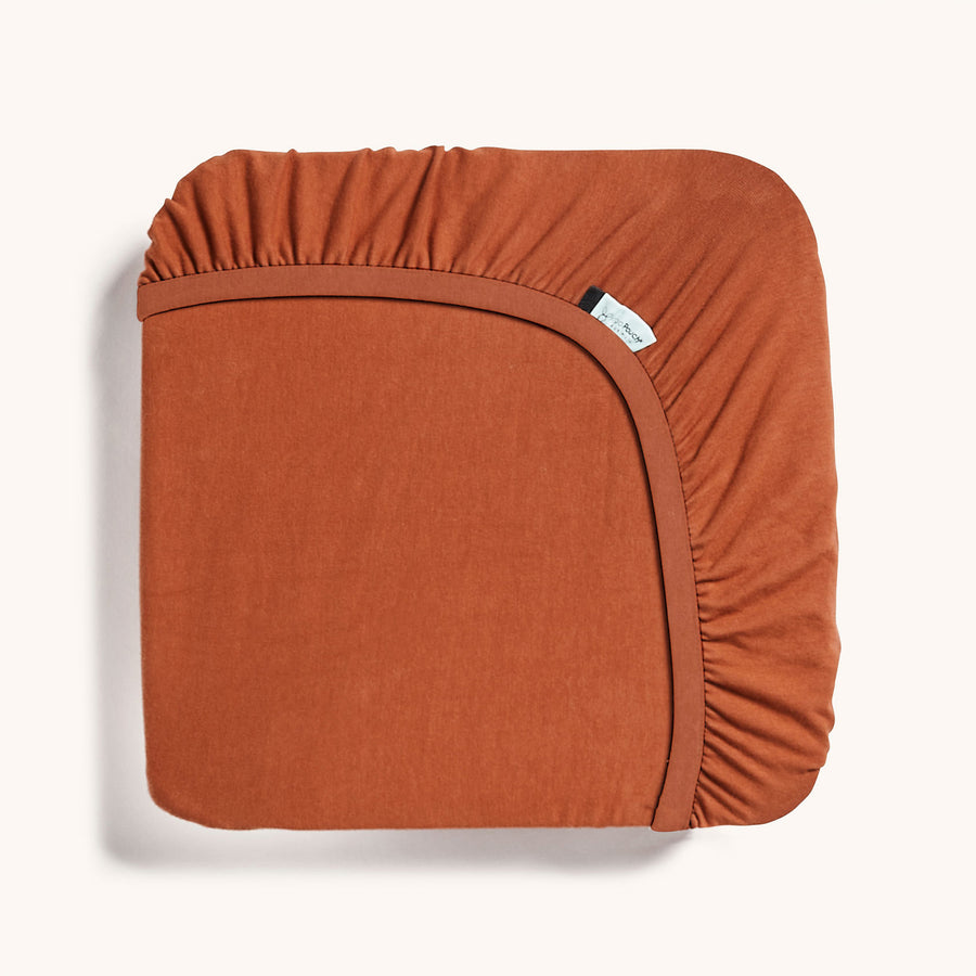 d - ergoPouch - Fitted Sheet - Single - Rust Fitted Sheet - Single - Rust 9352240014028
