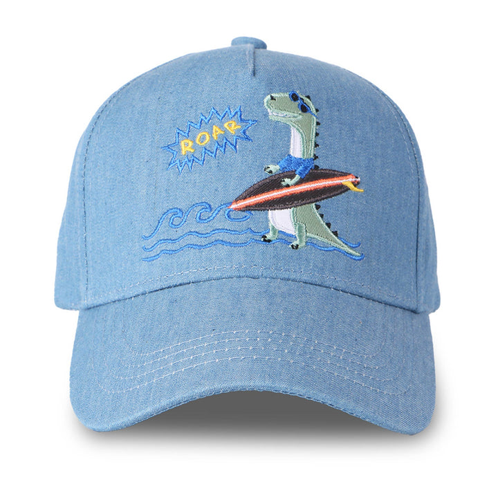 FlapJackKids - Kids Ball Cap - Surfer Dino - Medium Kids UPF50+ Ball Cap - Surfer Dino 990006501499