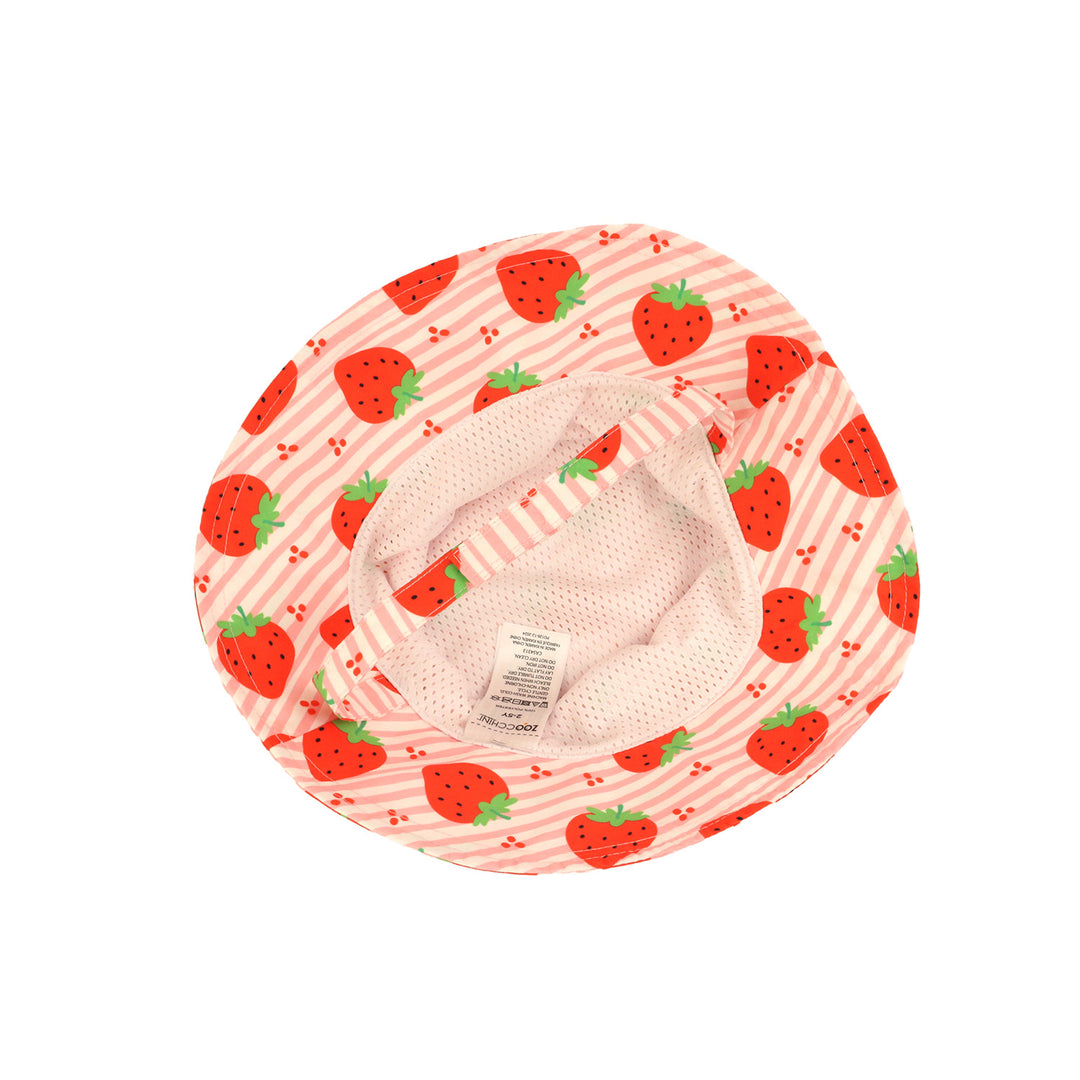 Printed Bucket Hat - Strawberry