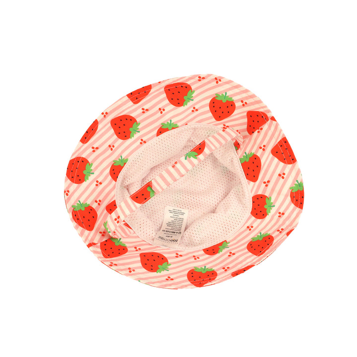 Printed Bucket Hat - Strawberry