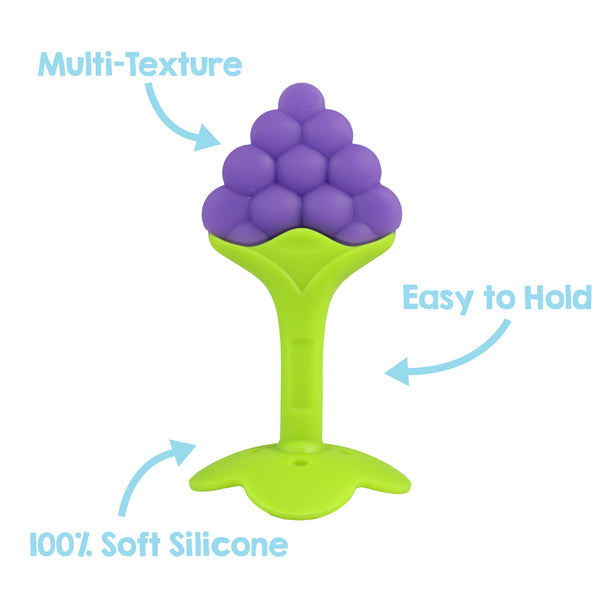 Lot de 3 anneaux de dentition en silicone Fruitique