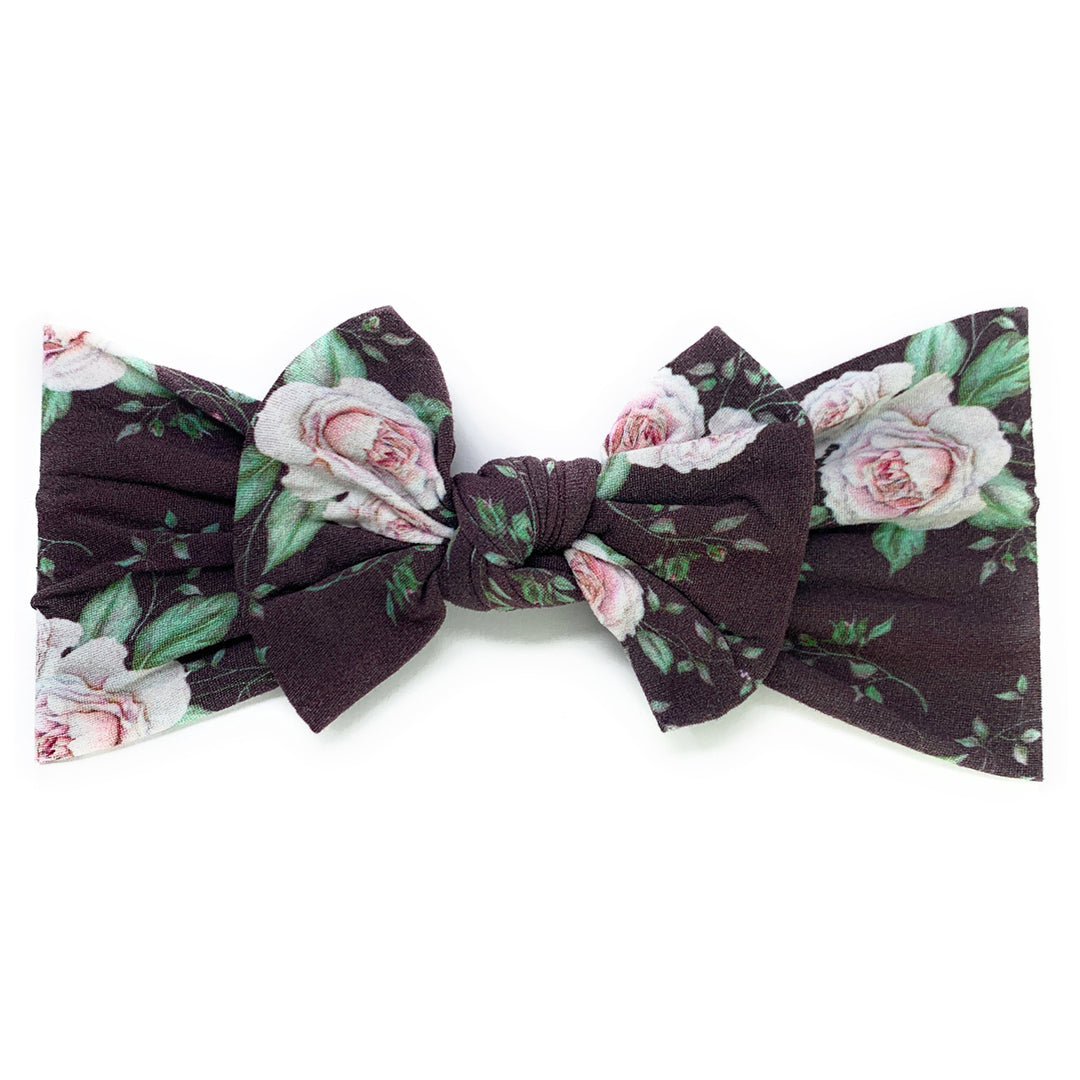 d - Baby Wisp - Headband Nylon Bow - Stormy - 0M+ Headband - Nylon Bow - Stormy - 0M+ 876251008566