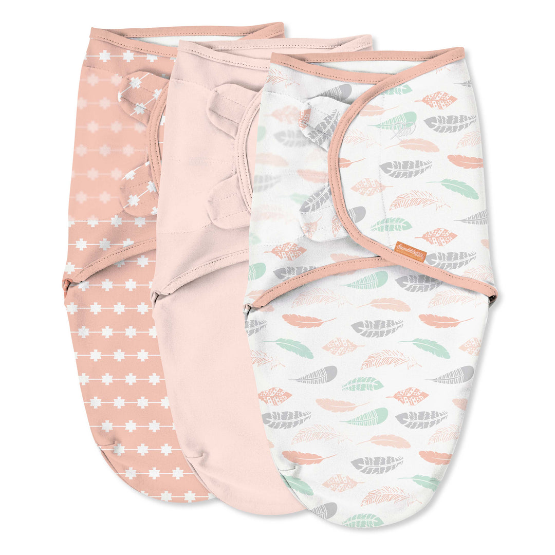 SwaddleMe - 3pk Original Stage 1 - Coral Days - 0-3M 3 pack Original Swaddle - Coral Days - Stage 1 012914557105