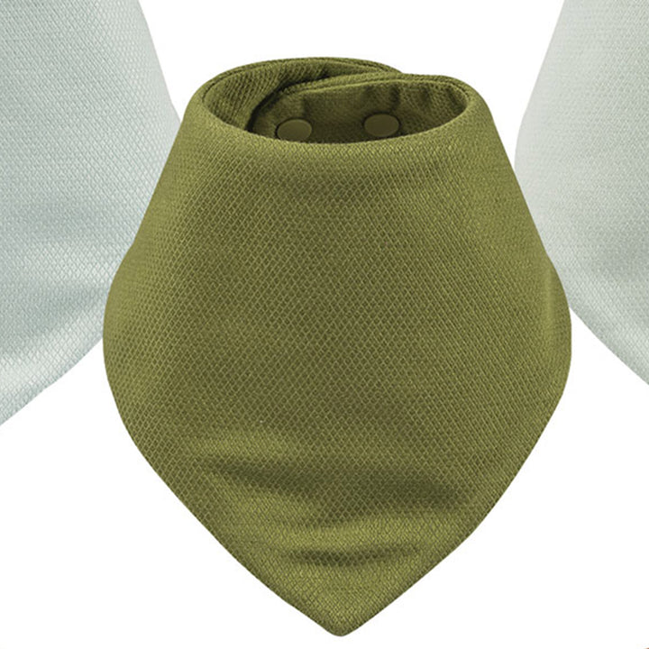 Kaffle Bandana Bibs 10 Pack - Blue Green Brown