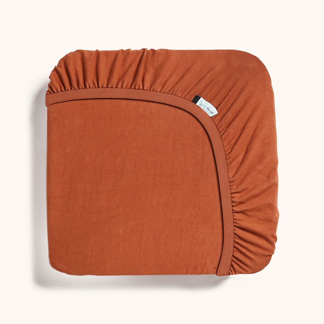 Cot - Fitted Sheet - Rust