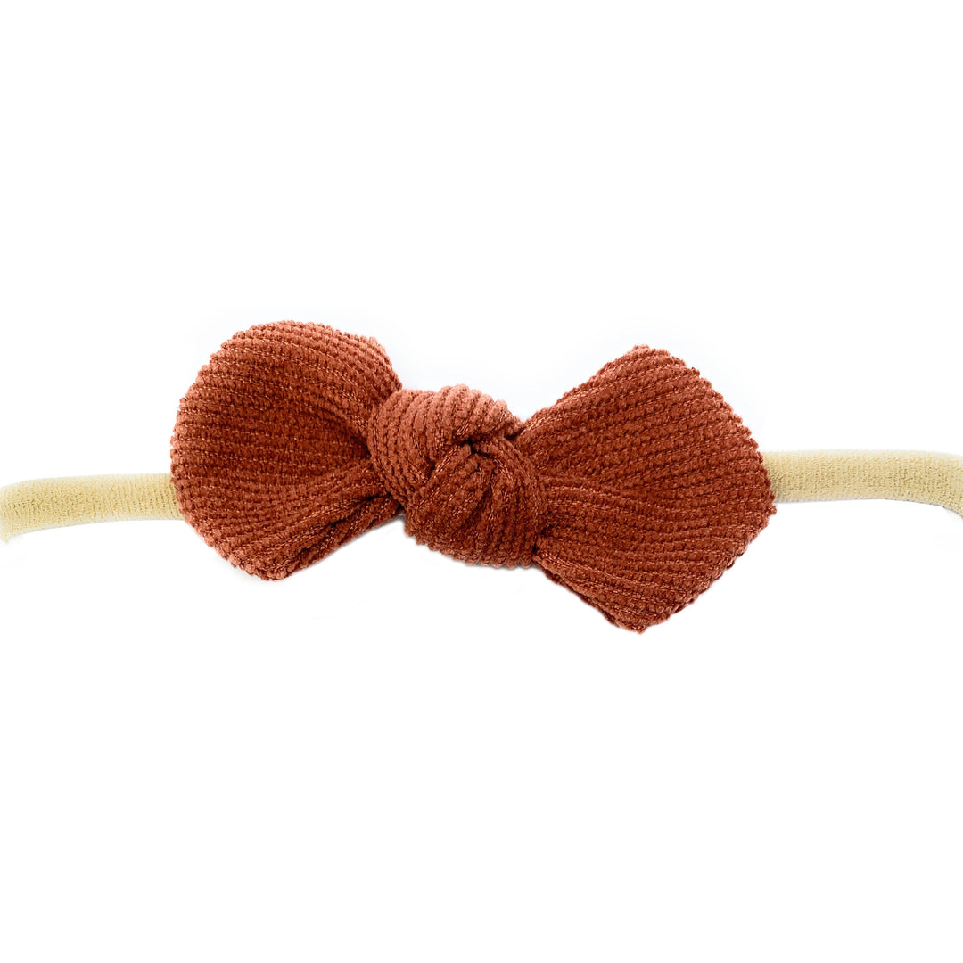 d - Baby Wisp - Headband Corduroy Knot - Rust - 0M+ Headband - Corduroy Knot - Rust - 0M+ 876251009587