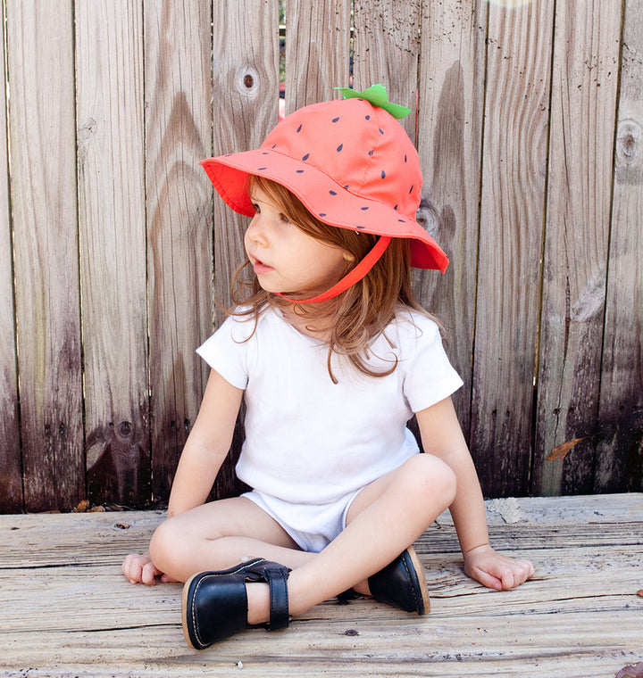 UPF50+ Baby Sun Hat - Strawberry