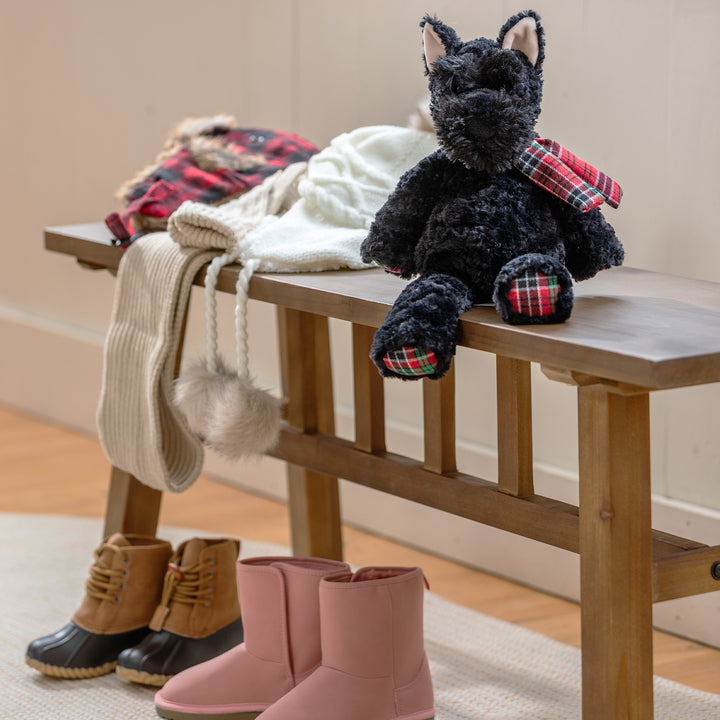 Holiday Marshmallow Zoo - Sootie Scottie Dog - 13"