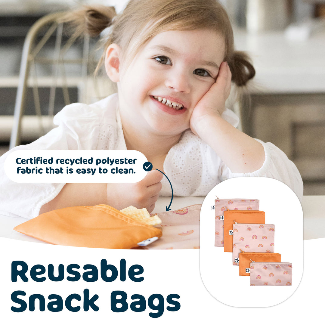 Reusable Snack Bags - 5pk