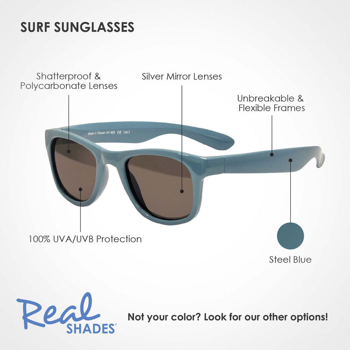 Lunettes de soleil emblématiques UV incassables Surf