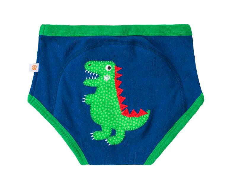 Organic Cotton 3 Piece Potty Training Pants - Jurassic Pals