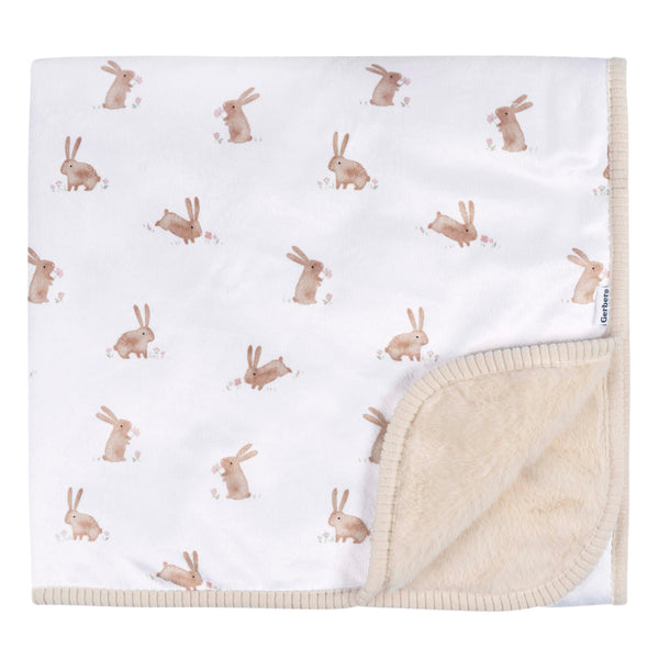 Couverture en peluche 2 plis