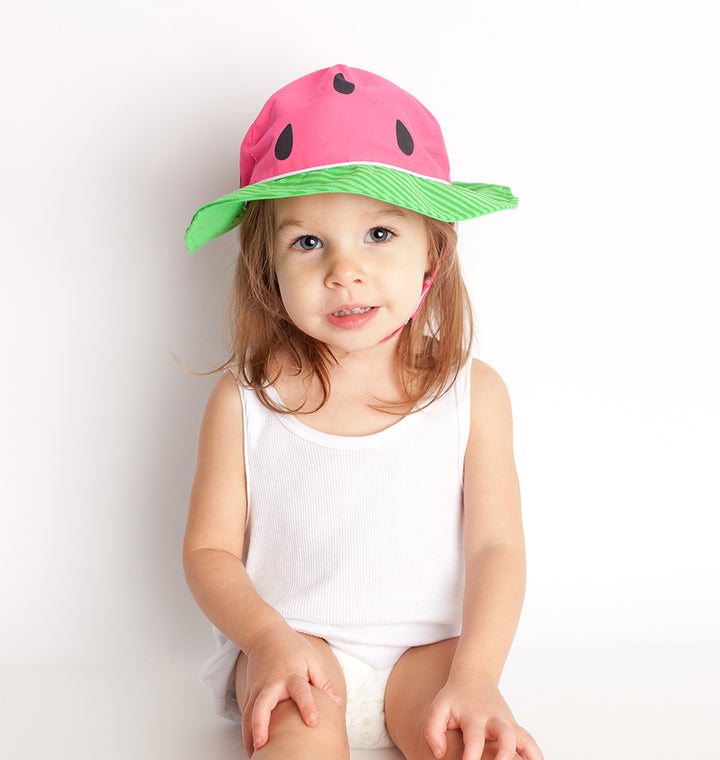 UPF50+ Baby Sun Hat - Watermelon