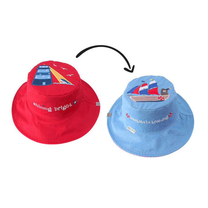 Chapeau de soleil réversible UPF50+ pour enfants