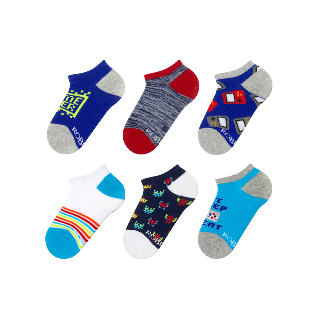 d - Robeez - F22 - Kids Socks - Little Gamer - 6-7.5 Kids Socks - Little Gamer 730838950832