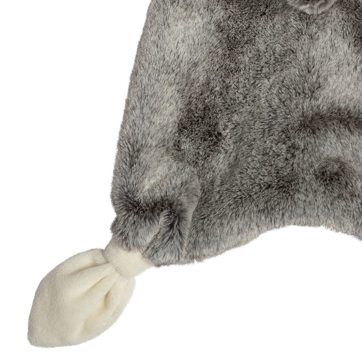 Silky Bunny Lovey - Grey - 13"