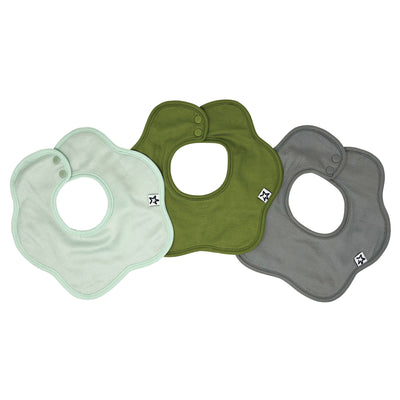 Kaffle Roundabout Drool Bibs - 3pk