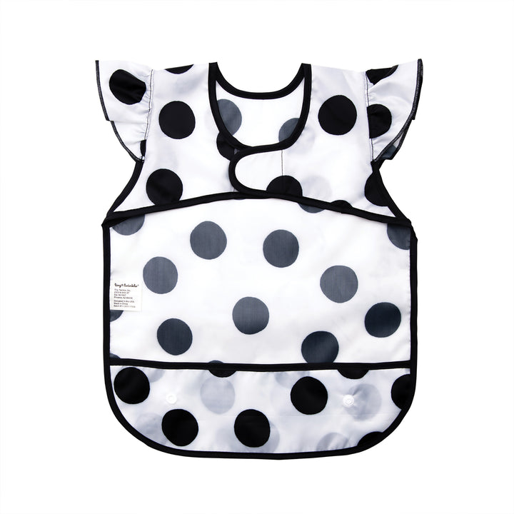 Mess-proof Apron Bib Ruffle - Polka Dot