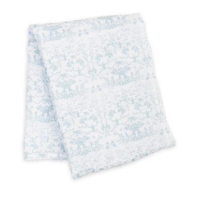 Couverture d'emmaillotage en mousseline de coton - 40 x 40