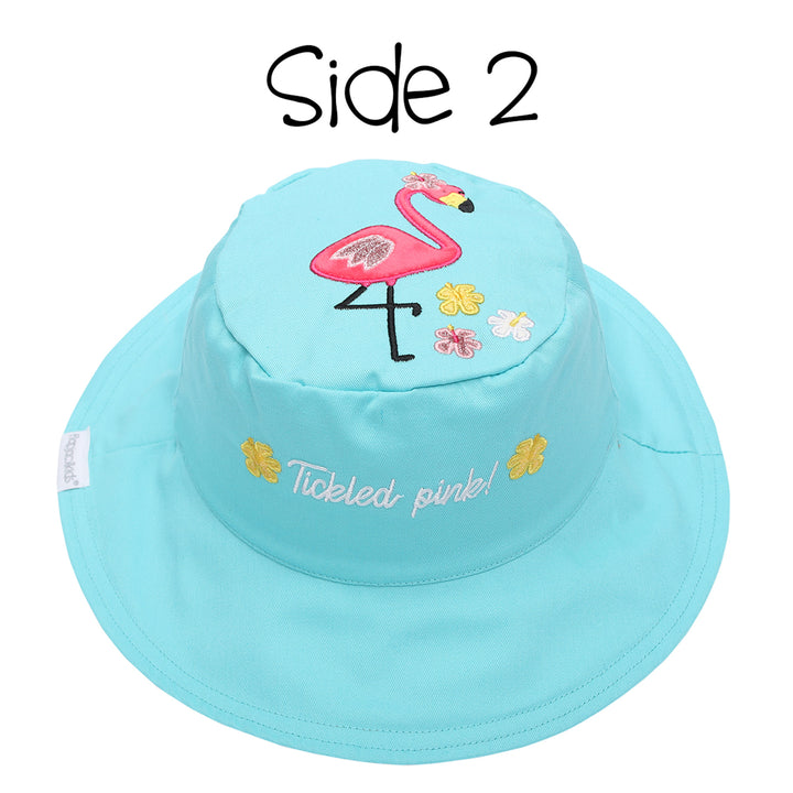 Kids UPF50+ Sun Hat   Flamingo/Pineapple