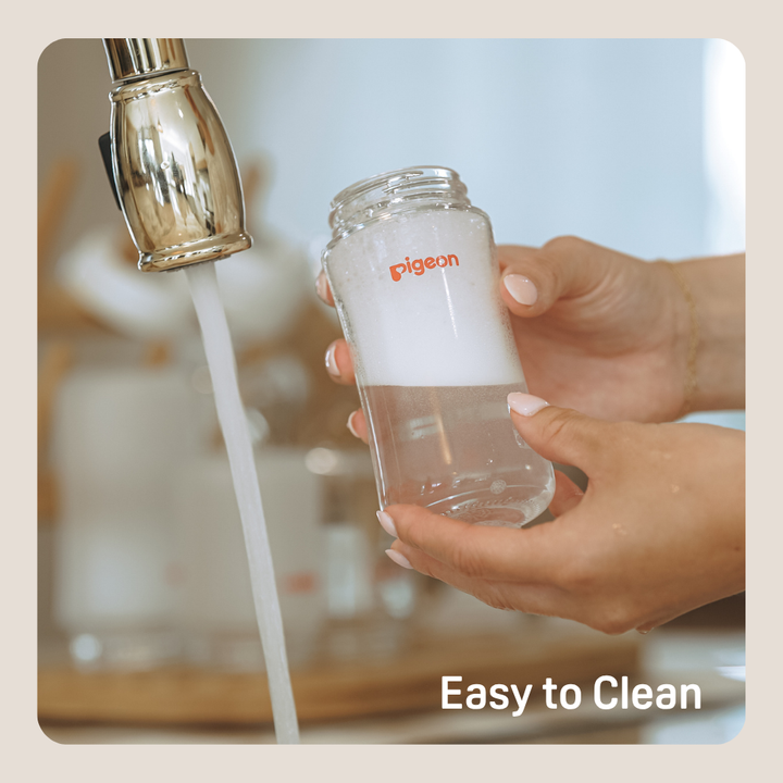 Glass Bottle 5oz with SS Nipple (0M+)