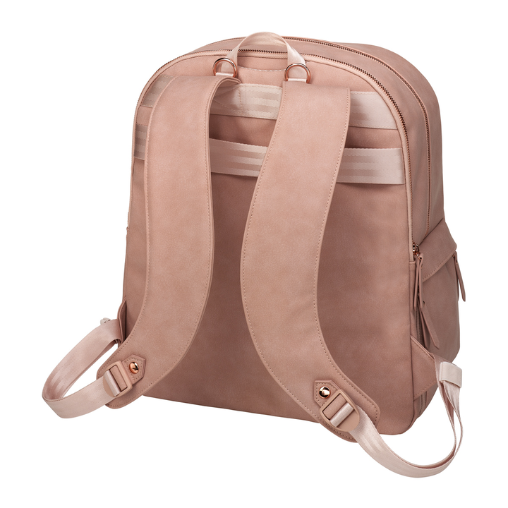 2-in-1 Provisions Backpack Diaper Bag in Toffee Rose