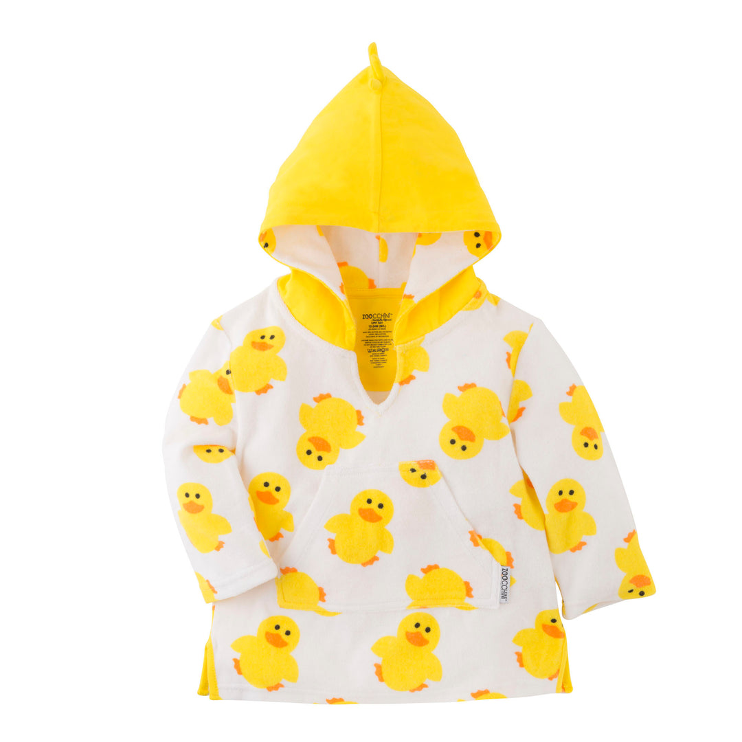 ZOOCCHINI - UPF50+ Baby Terry Swim Coverup Duck 0-12M UPF50+ Terry Swim Coverup - Duck 810608030008