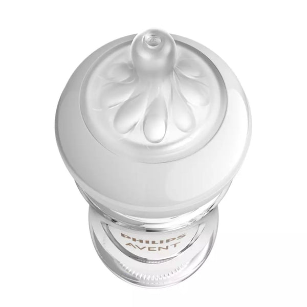 Ensemble de bouteilles en verre naturel