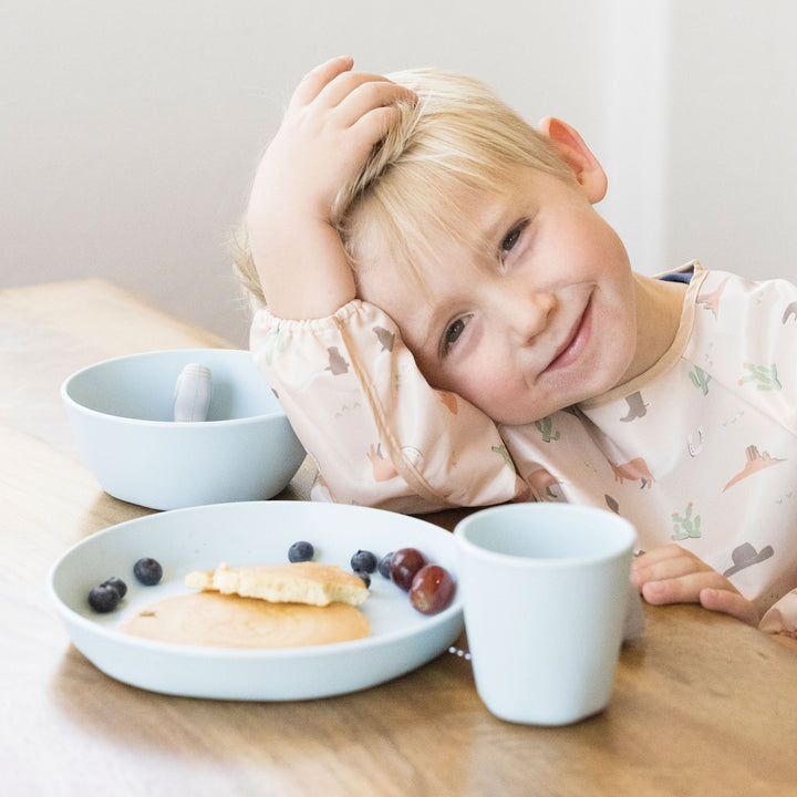 Plastic Tableware Set - Blue