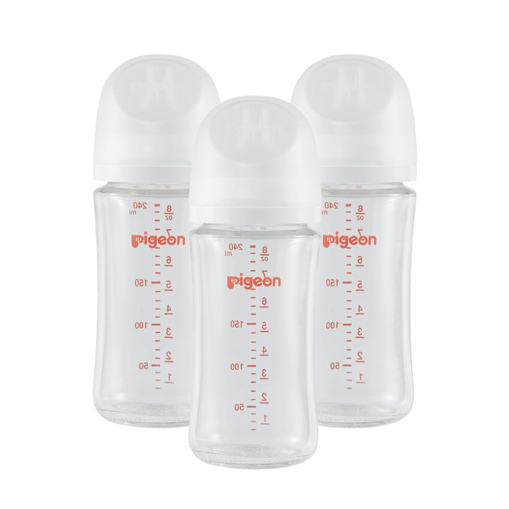 Glass Bottle 8oz with M Nipple (3M+)