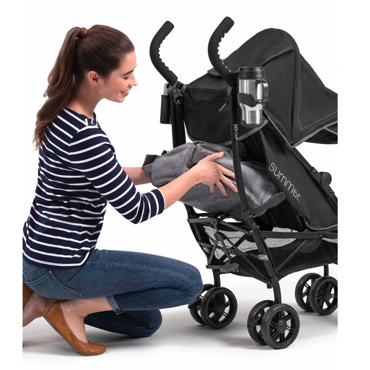 3D Lite Plus Stroller Matte Black