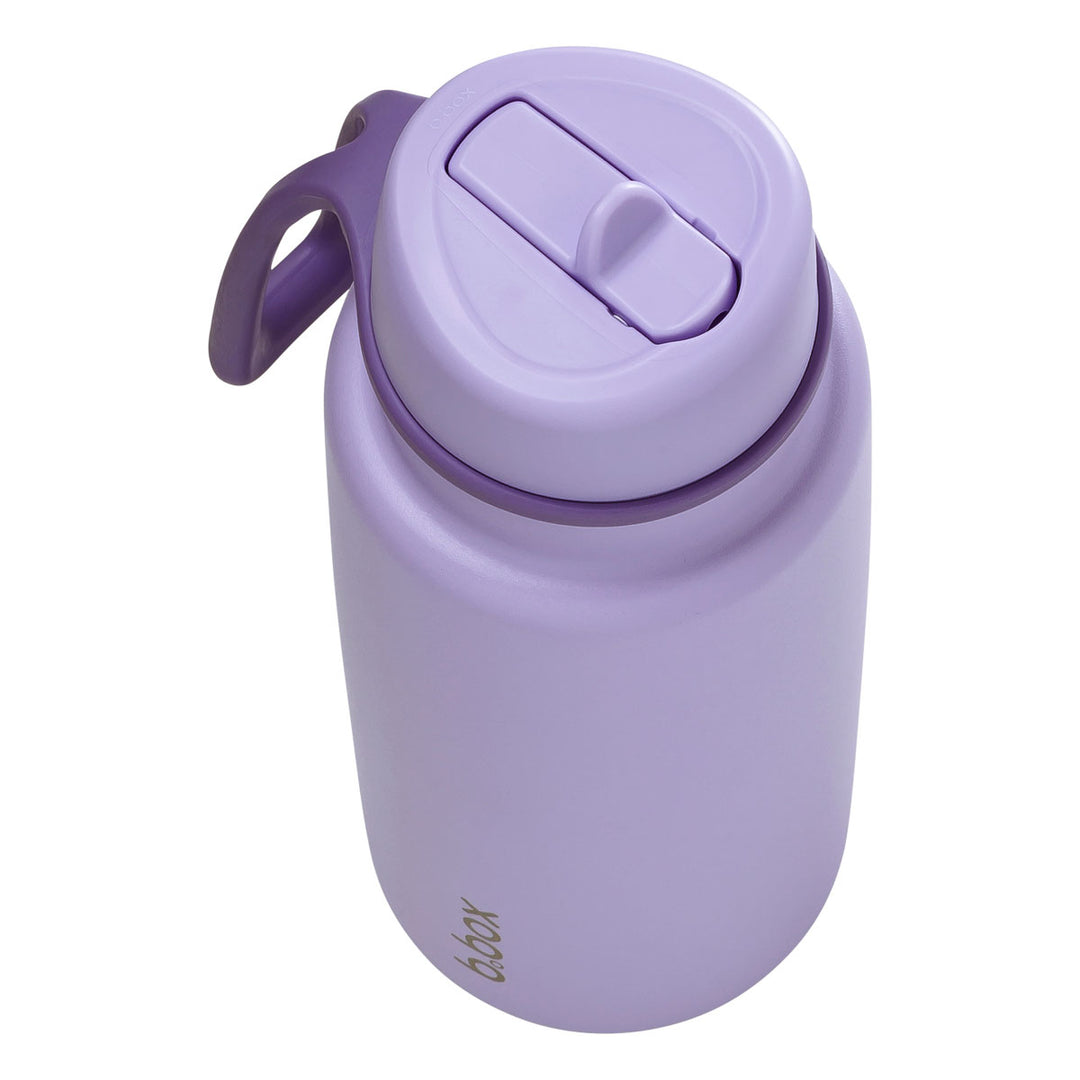 1L Insulated Flip Top Bottle - Lilac Love