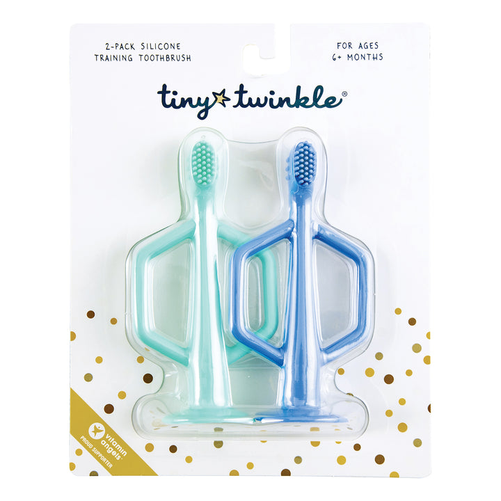 Silicone Training Toothbrush - 2pk