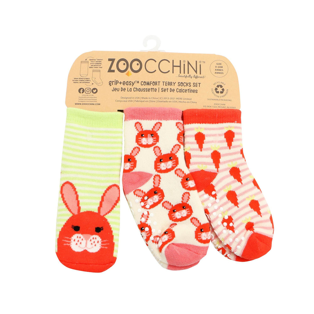 Comfort Terry Socks Set - 3 Pair - Bella the Bunny