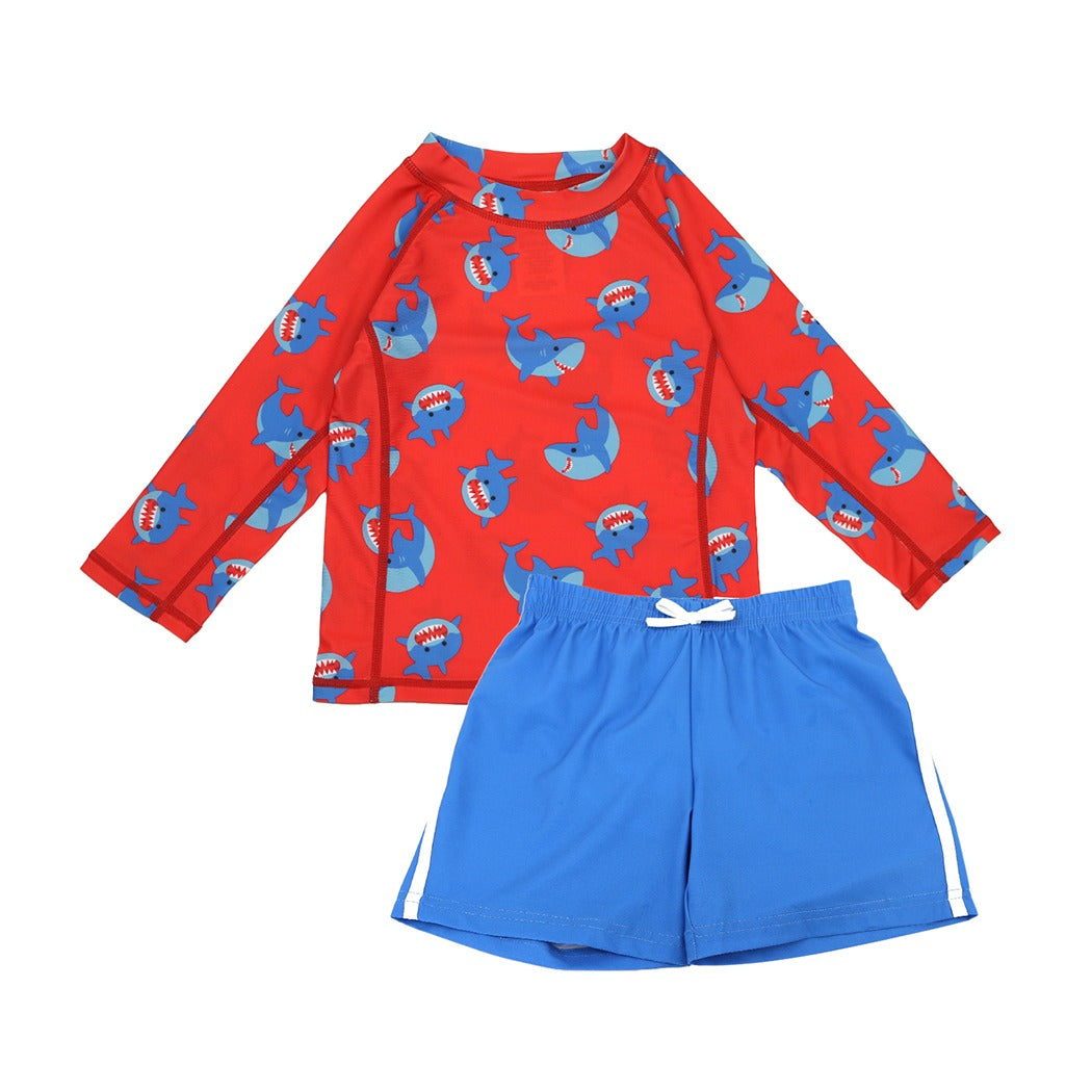 Rashguard Swim Top + Short Set