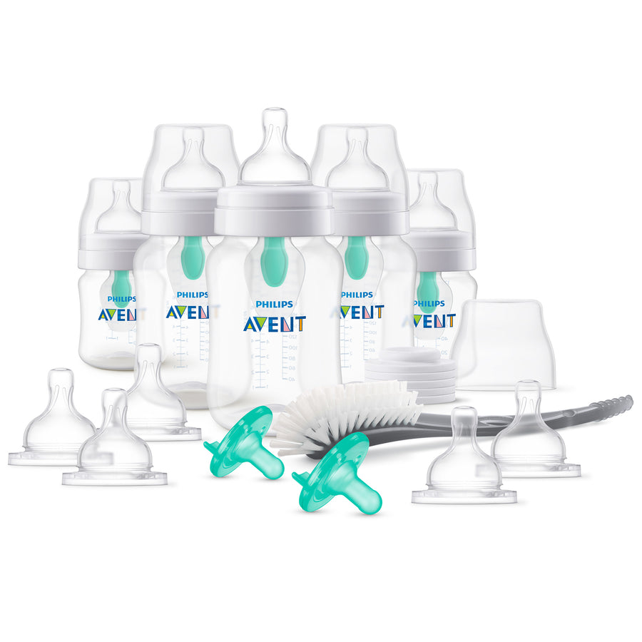 Philips Avent -Anticolic Bottle AirFree Vent Gift Set r30802 Anti-colic Baby Bottle with AirFree Vent Gift Set 075020109392
