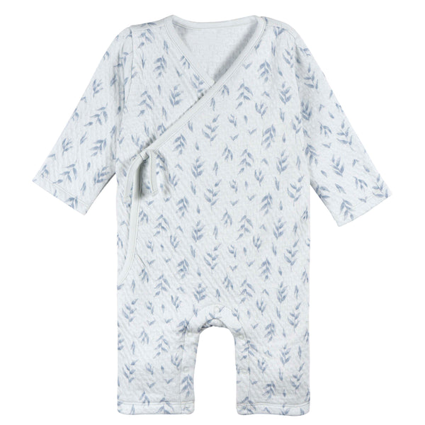 1 Piece Side Tie Coverall - Blue