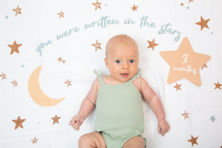 Baby's 1st Year Milestone Blanket Set