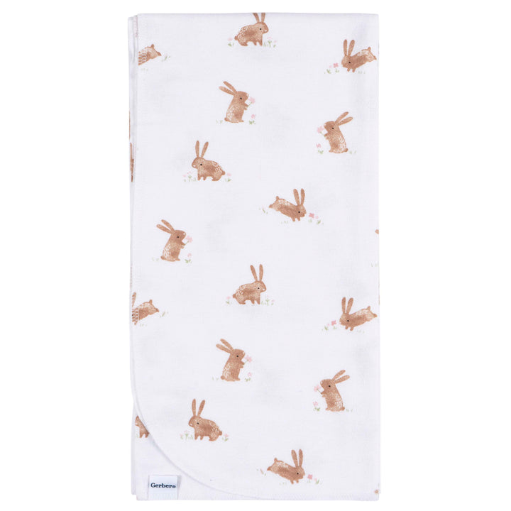 Flannel Receiving Blanket - 4pk