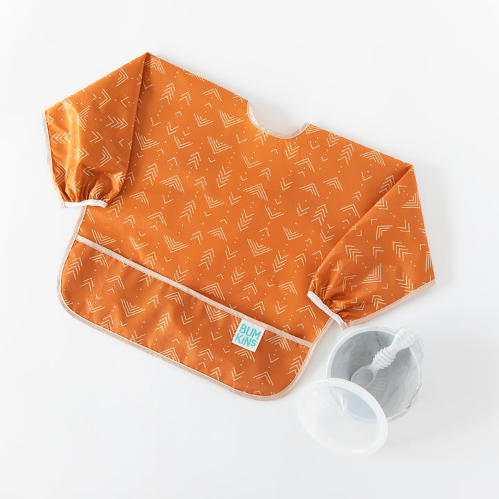 Bumkins - Sleeved Bib - Grounded