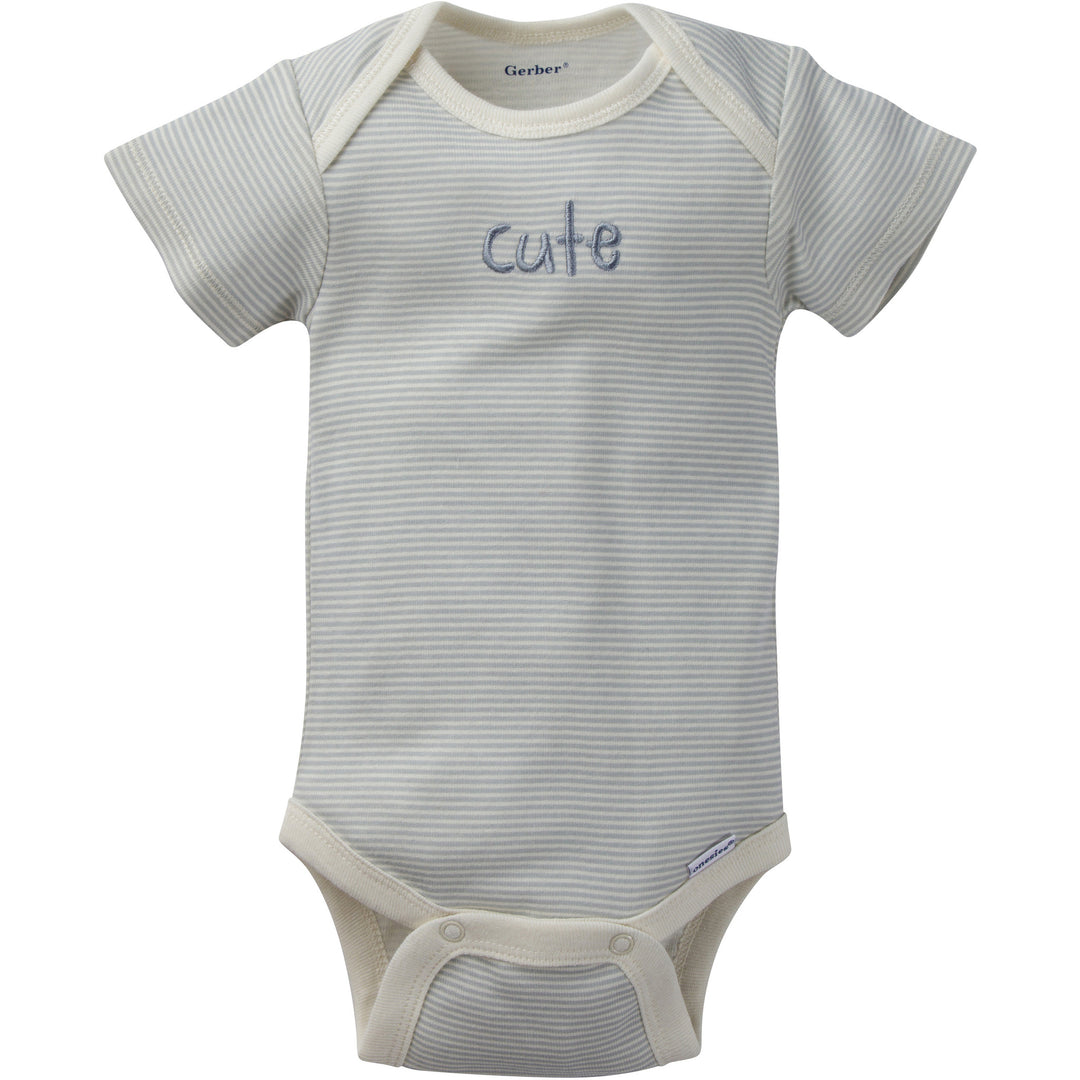 Short Sleeve Bodysuit Onesies - 5pk