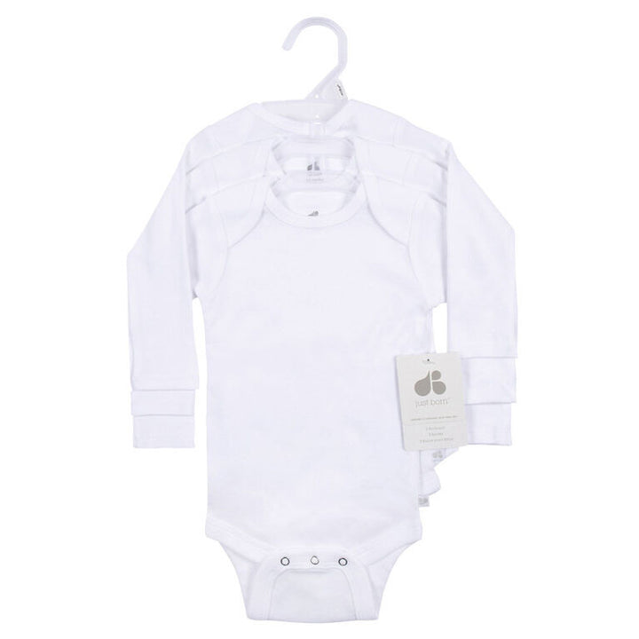 JUST BORN Onesies Long Sleeve 3 Pack