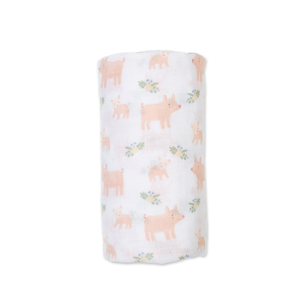 Cotton Muslin Swaddle Blanket - 40x40