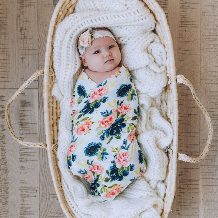 Kaffle Swaddle Blanket - Blush