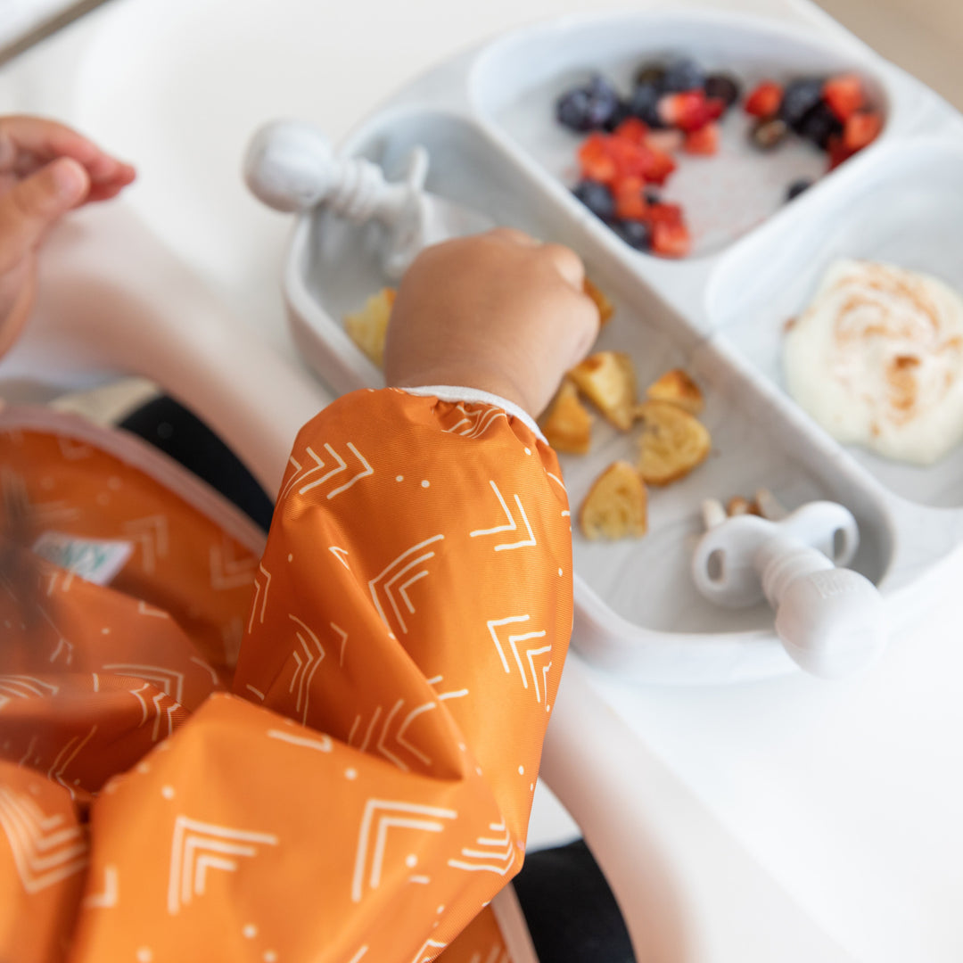 Bumkins - Sleeved Bib - Grounded