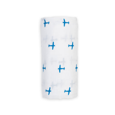 Couverture d'emmaillotage en mousseline de coton - 47 x 47