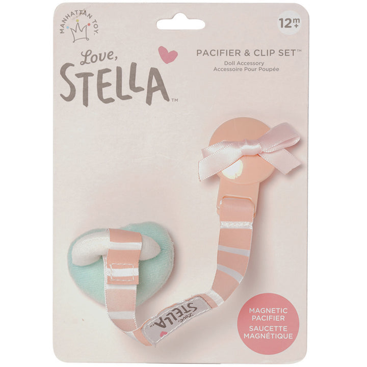 Love, Stella Pacifier & Clip Set